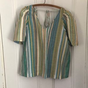 Puffy sleeved blouse